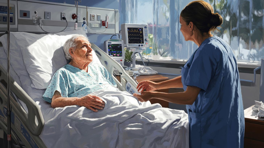 hidratação pacientes acamados
